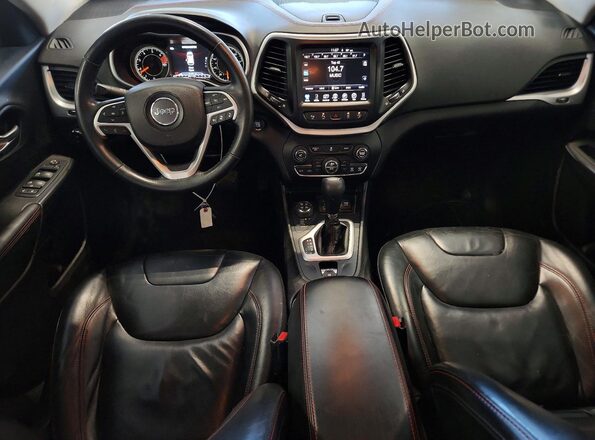 1C4PJMBBXGW169175 2016 JEEP CHEROKEE Черный Вид панели приборов