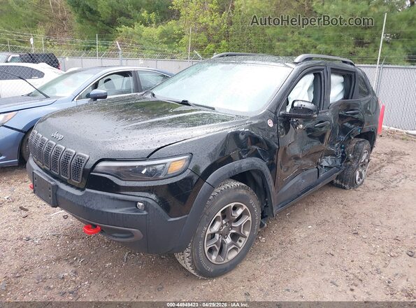 1C4PJMBN2LD616081 2020 JEEP CHEROKEE Black Առջևի ձախ երեք քառորդ տեսարան