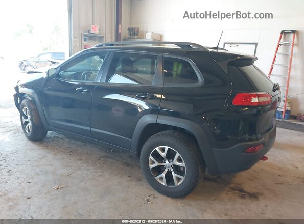 1C4PJMBS0HW513176 2017 JEEP CHEROKEE Black Հետևի ձախ