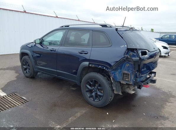 1C4PJMBS2GW310479 2016 JEEP CHEROKEE Blue Հետևի ձախ