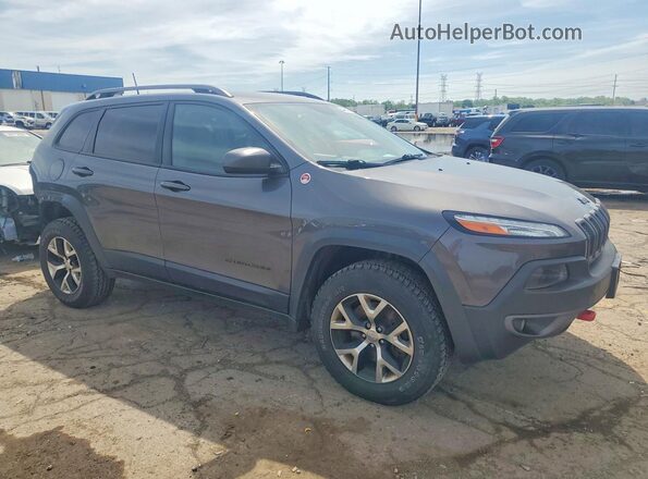 1C4PJMBS2GW377406 2016 JEEP CHEROKEE Gray 