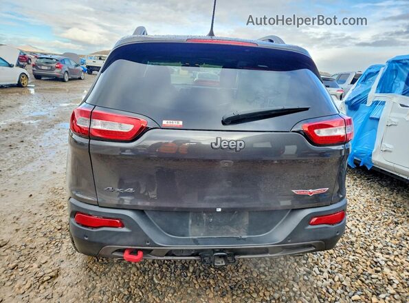 1C4PJMBS5HW564415 2017 JEEP CHEROKEE Gray Vista trasera