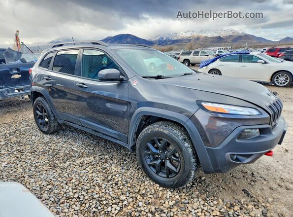 1C4PJMBS5HW564415 2017 JEEP CHEROKEE Gray Delantero derecho