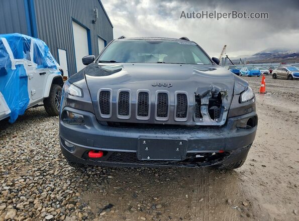 1C4PJMBS5HW564415 2017 JEEP CHEROKEE Gray Vista frontal
