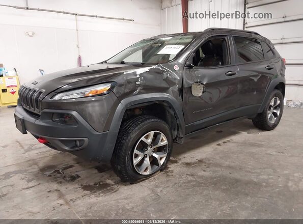 1C4PJMBS5HW612088 2017 JEEP CHEROKEE Gray Front left