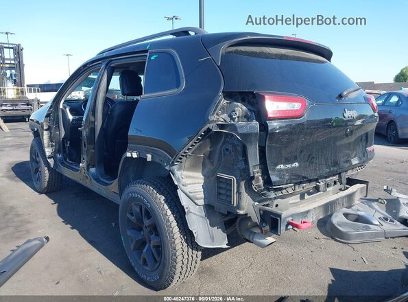 1C4PJMBS5HW649576 2017 JEEP CHEROKEE Black Rear left