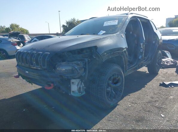 1C4PJMBS5HW649576 2017 JEEP CHEROKEE Black Front left