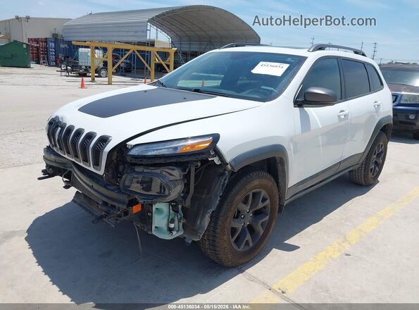 1C4PJMBS6HW506457 2017 JEEP CHEROKEE White Առջևի ձախ երեք քառորդ տեսարան