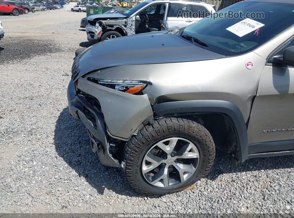1C4PJMBS7GW341341 2016 JEEP CHEROKEE Champagne Vista frontal