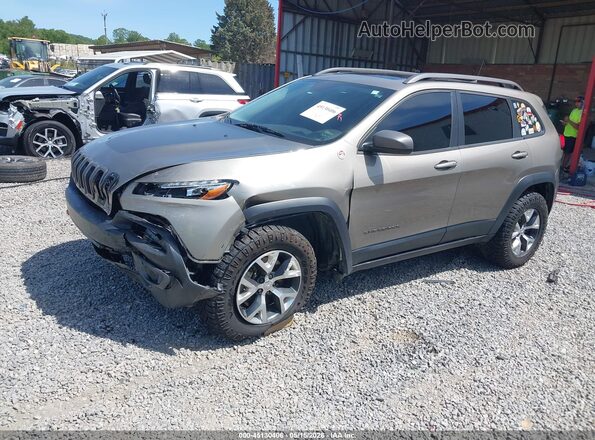 1C4PJMBS7GW341341 2016 JEEP CHEROKEE Champagne Vista tres cuartos delantera izquierda