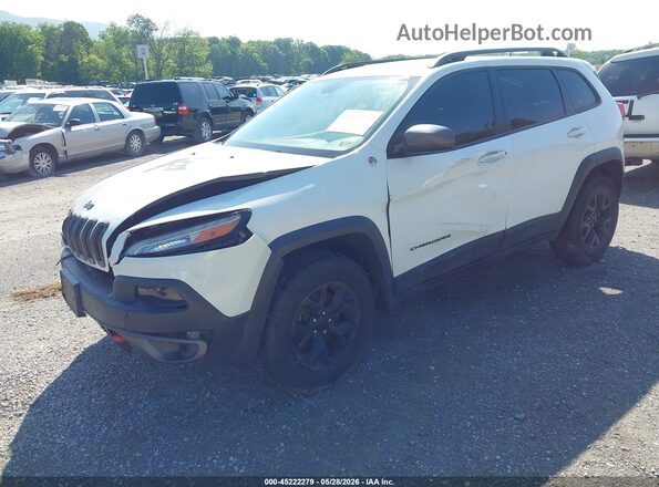 1C4PJMBS8GW145361 2016 JEEP CHEROKEE White Առջևի ձախ երեք քառորդ տեսարան