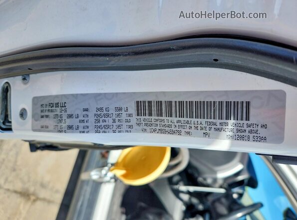 1C4PJMBS9HW594792 2017 JEEP CHEROKEE White 