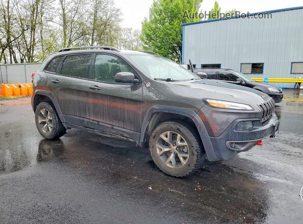 1C4PJMBSXGW164008 2016 JEEP CHEROKEE Gray 