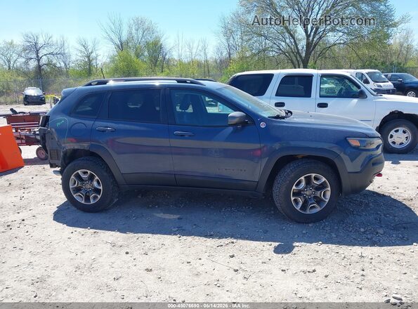 1C4PJMBX0KD392020 2019 JEEP CHEROKEE Blue Սալոնի 360 աստիճան տեսք