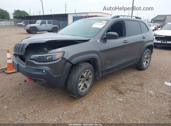 1C4PJMBX0ND501614 2022 JEEP CHEROKEE Gray Առջևի ձախ երեք քառորդ տեսարան