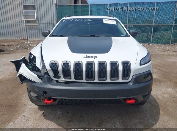1C4PJMBX3JD547092 2018 JEEP CHEROKEE White Instrument cluster view