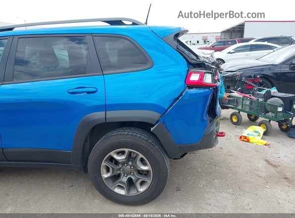 1C4PJMBX3KD362560 2019 JEEP CHEROKEE Blue Вид спереду