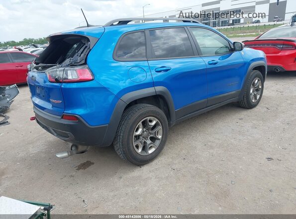 1C4PJMBX3KD362560 2019 JEEP CHEROKEE Blue Задня права чверть