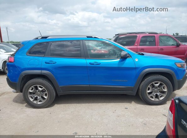 1C4PJMBX3KD362560 2019 JEEP CHEROKEE Blue Вид задньої частини салону