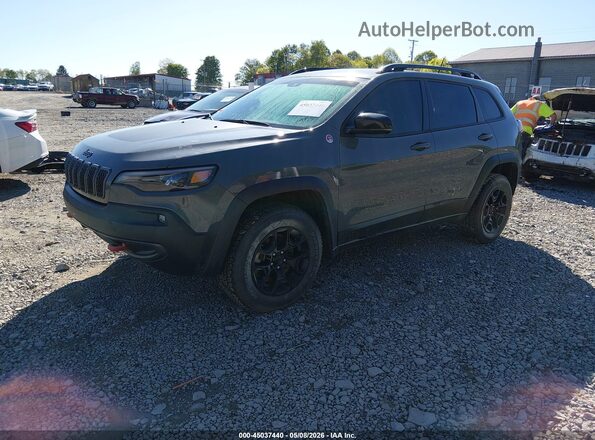 1C4PJMBX3ND550273 2022 JEEP CHEROKEE Gray წინა მარცხენა ხედი სამი მეოთხედიდან