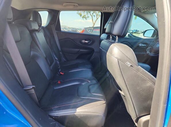 1C4PJMBX4MD209964 2021 JEEP CHEROKEE Blue უკანა სავარძლების ხედი