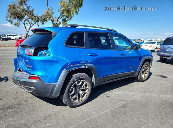 1C4PJMBX4MD209964 2021 JEEP CHEROKEE Blue უკანა მარჯვენა