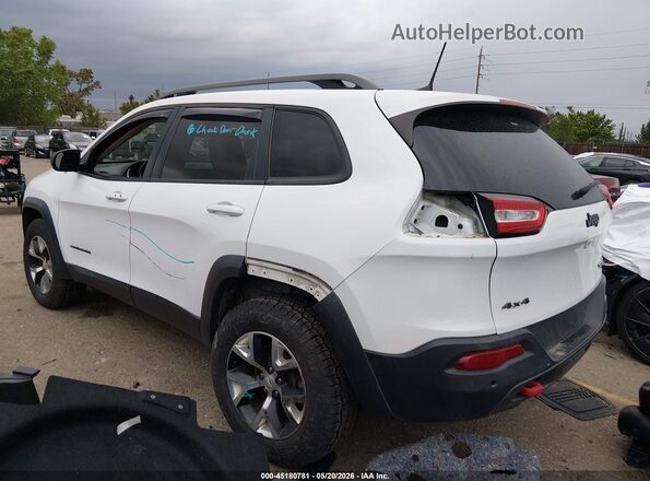 1C4PJMBX5JD617594 2018 JEEP CHEROKEE White Trasero izquierdo