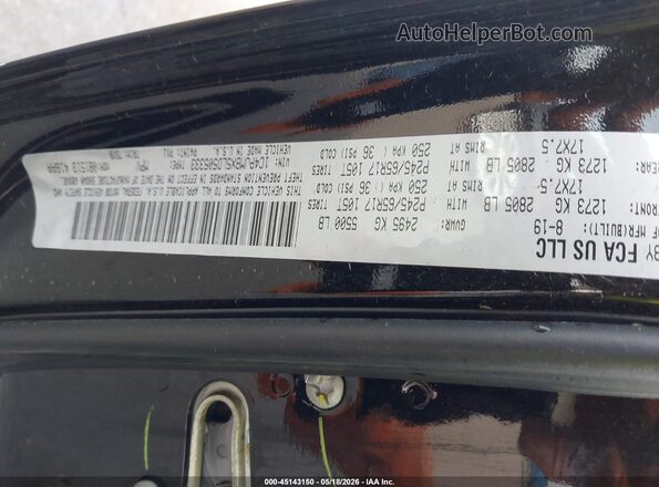 1C4PJMBX5LD505333 2020 JEEP CHEROKEE Black Engine compartment view