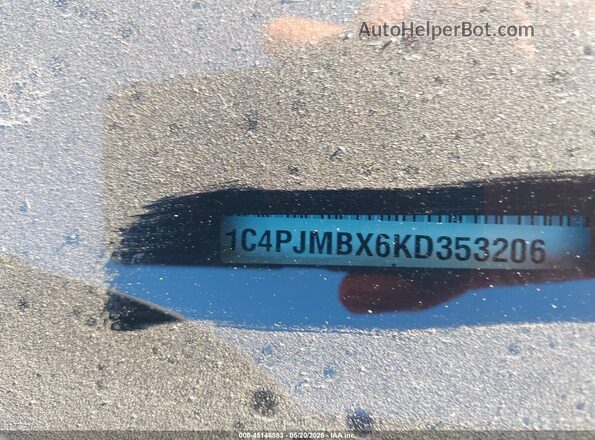 1C4PJMBX6KD353206 2019 JEEP CHEROKEE Черный 