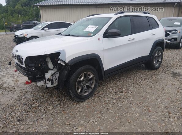 1C4PJMBX6KD461776 2019 JEEP CHEROKEE White წინა მარცხენა ხედი სამი მეოთხედიდან