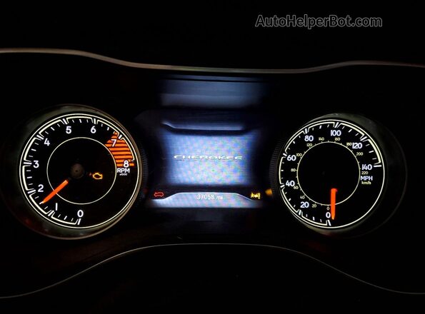 1C4PJMBX6ND541650 2022 JEEP CHEROKEE Black Instrument cluster view