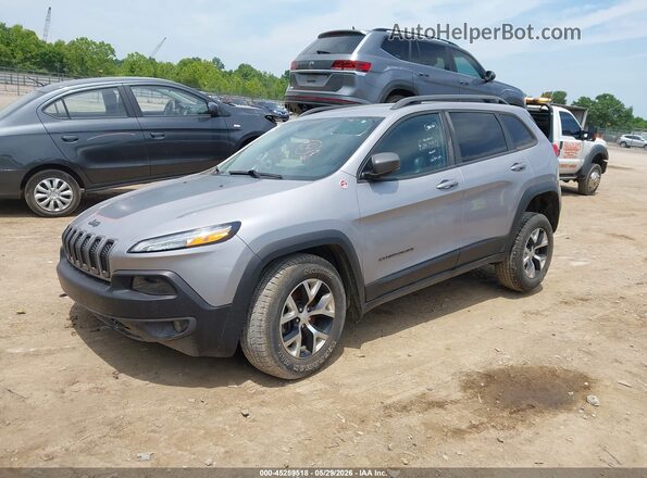 1C4PJMBX7JD619878 2018 JEEP CHEROKEE Silver 