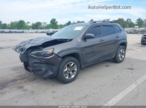 1C4PJMBX7KD224892 2019 JEEP CHEROKEE Gray Առջևի ձախ երեք քառորդ տեսարան