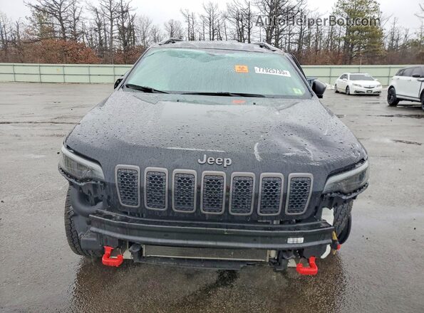 1C4PJMBX7MD226399 2021 JEEP CHEROKEE Black Front view