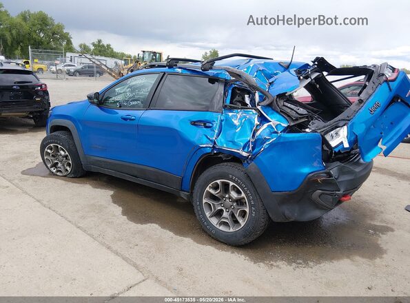 1C4PJMBX7ND535890 2022 JEEP CHEROKEE Синий Задняя левая четверть