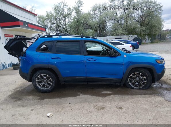 1C4PJMBX7ND535890 2022 JEEP CHEROKEE Синий Вид задней части салона