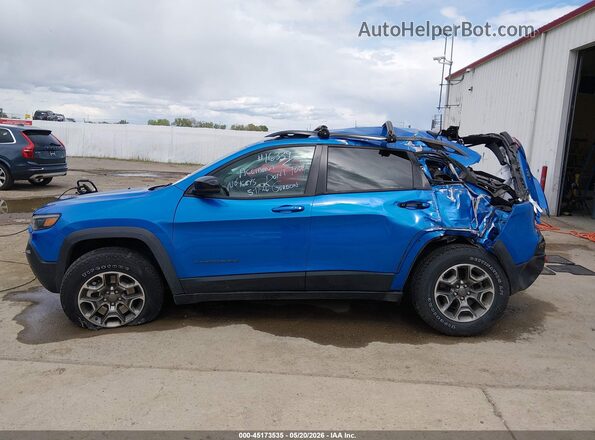 1C4PJMBX7ND535890 2022 JEEP CHEROKEE Синий Панорамный вид салона 360°
