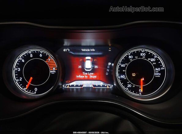 1C4PJMBX8KD189716 2019 JEEP CHEROKEE White Вид задніх сидінь