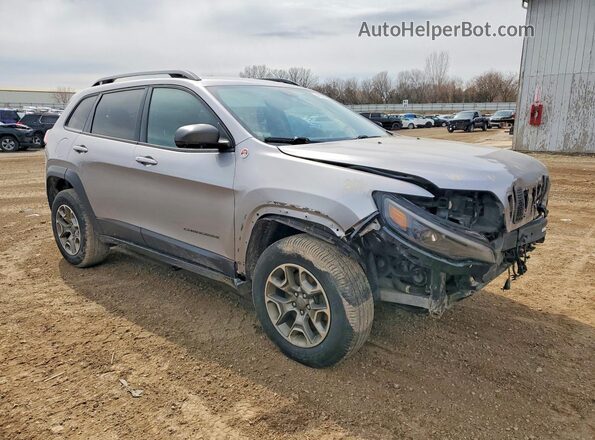1C4PJMBXXLD529028 2020 JEEP CHEROKEE Серебряный Передняя правая четверть