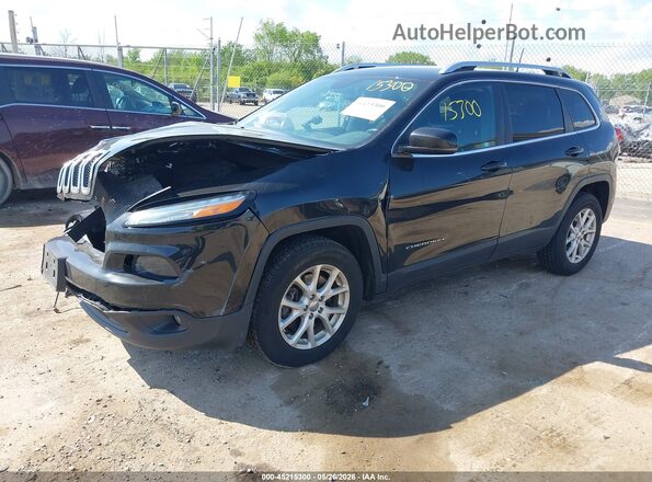 1C4PJMCB0GW167255 2016 JEEP CHEROKEE Black Առջևի ձախ երեք քառորդ տեսարան