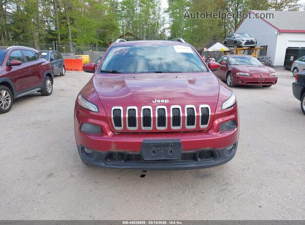 1C4PJMCB0GW270658 2016 JEEP CHEROKEE Maroon ხელსაწყოთა პანელის ხედი