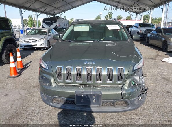 1C4PJMCB0JD609700 2018 JEEP CHEROKEE Green Widok zestawu wskaźników