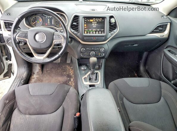 1C4PJMCB2GW296274 2016 JEEP CHEROKEE Белый Вид панели приборов