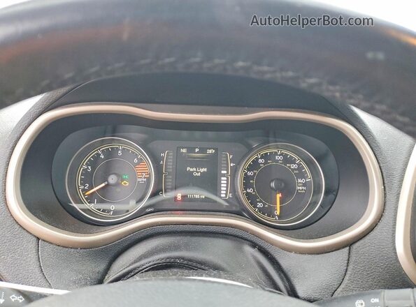 1C4PJMCB2GW296274 2016 JEEP CHEROKEE Белый Вид щитка приборов