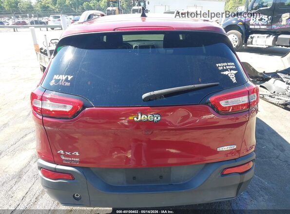 1C4PJMCB4GW310059 2016 JEEP CHEROKEE Red 