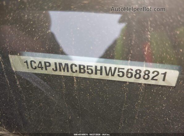 1C4PJMCB5HW568821 2017 JEEP CHEROKEE Gray Շարժիչի բաժամունքի տեսք