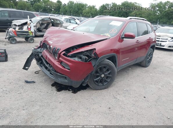 1C4PJMCB5HW660074 2017 JEEP CHEROKEE Red წინა მარცხენა ხედი სამი მეოთხედიდან