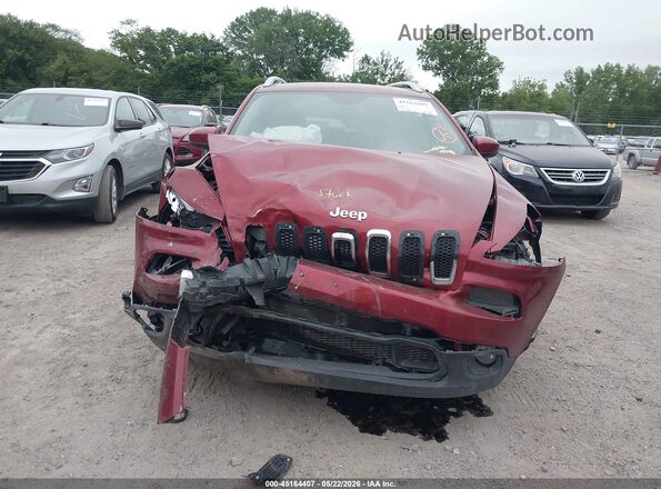 1C4PJMCB5HW660074 2017 JEEP CHEROKEE Red უკანა სალონის ხედი