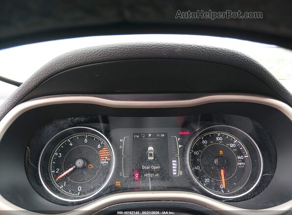 1C4PJMCB7GW277686 2016 JEEP CHEROKEE Silver Հետևի նստատեղերի տեսք