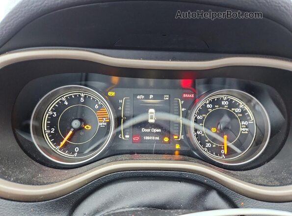 1C4PJMCB9GW345552 2016 JEEP CHEROKEE Серый Вид щитка приборов